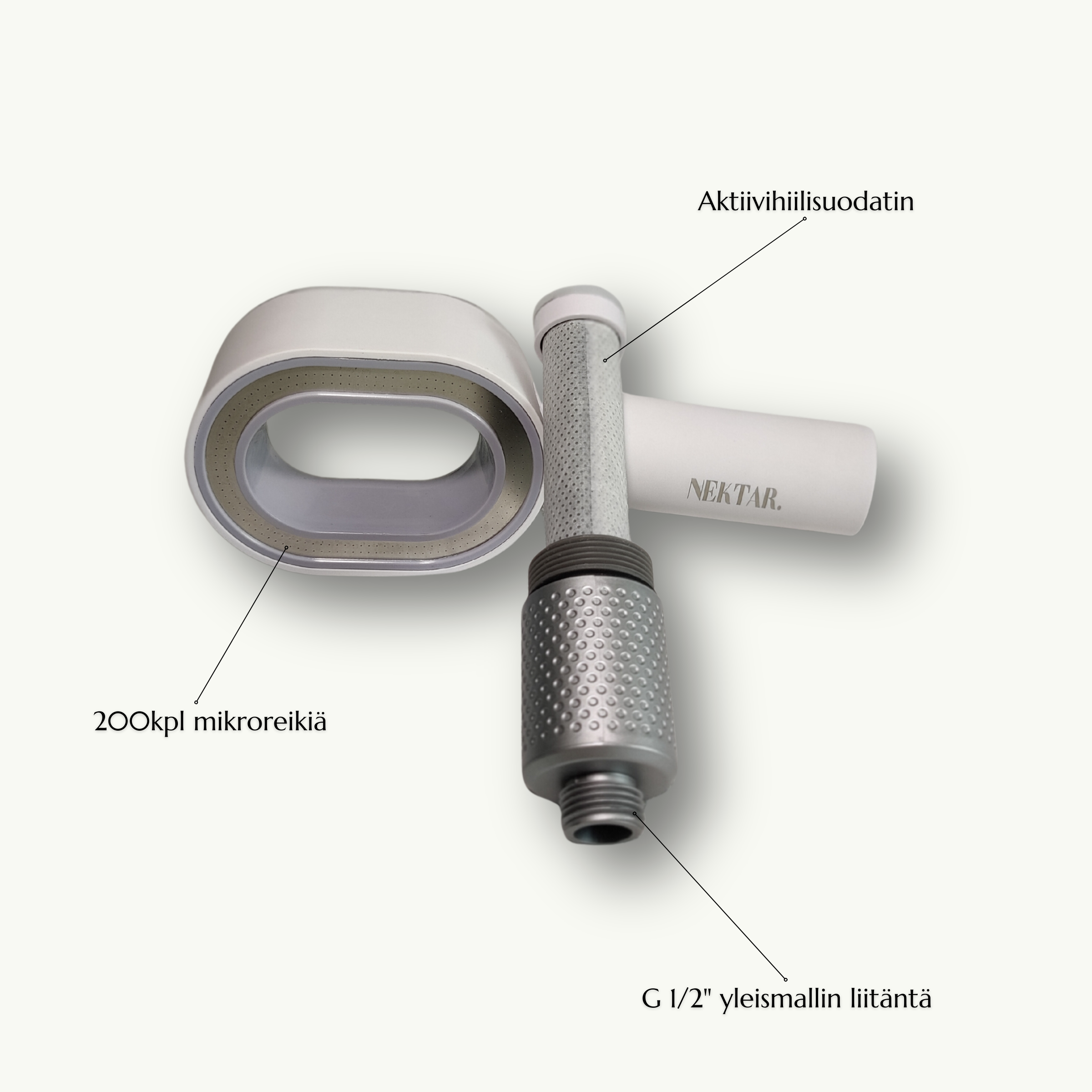 Nektar™ Beauty Filtered Shower Head