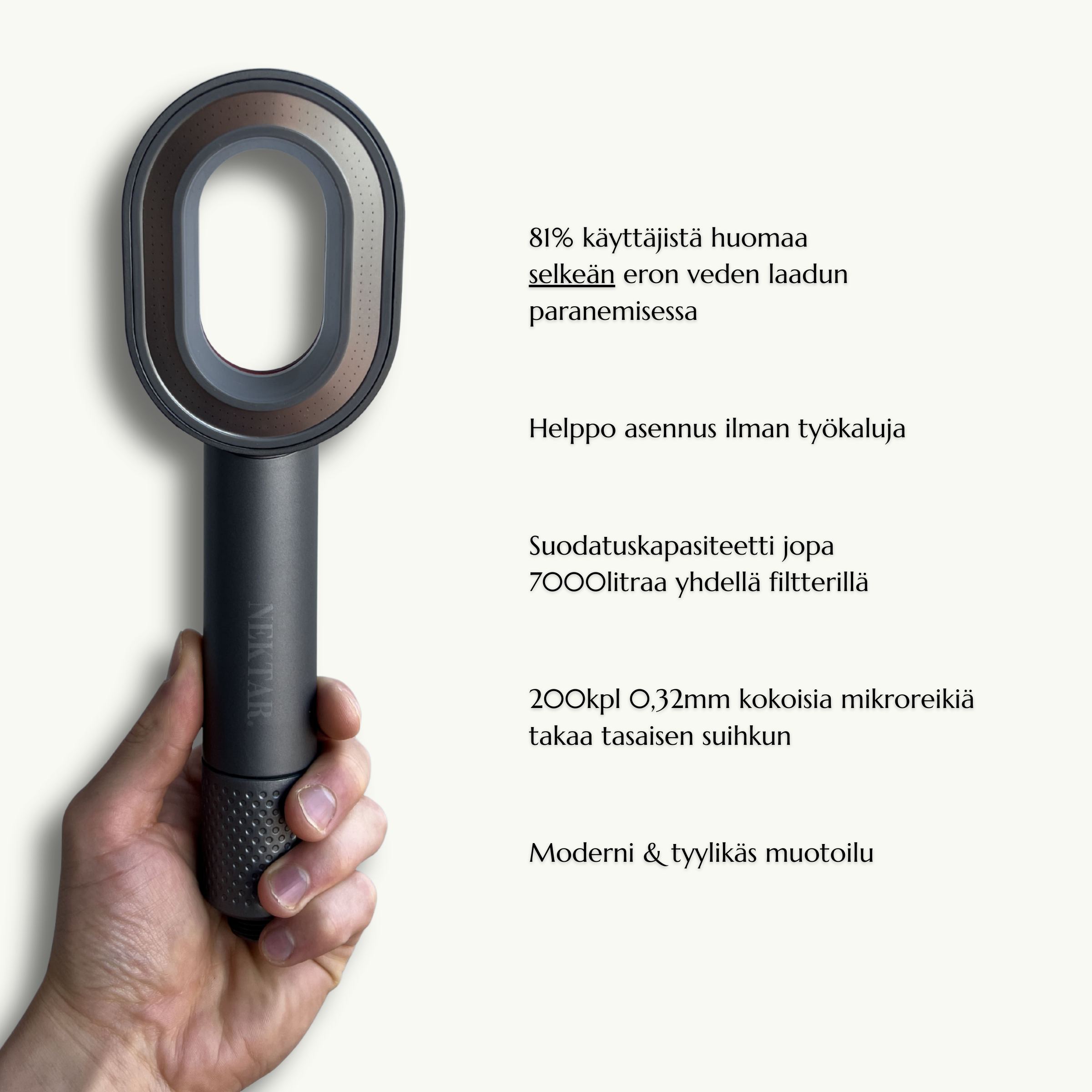 Nektar™ Beauty Filtered Shower Head